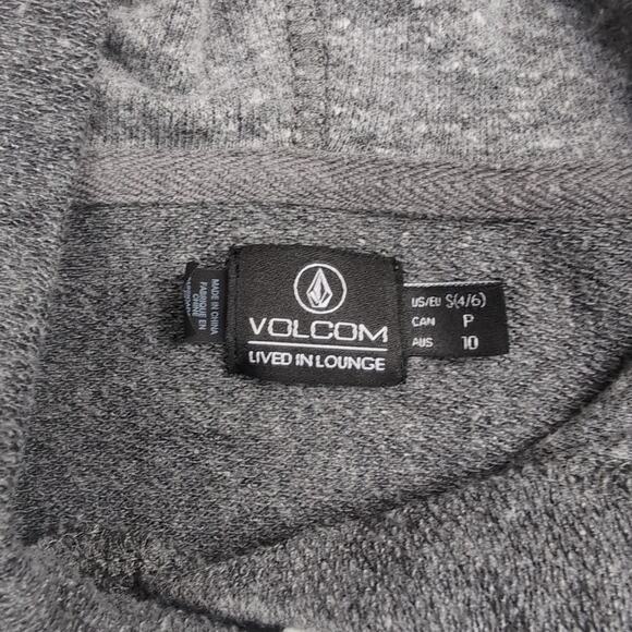 Volcom Hoodie Men Small Gray Pullover Sweatshirt Skateboard Skater Outdoor - Picture 2 of 6